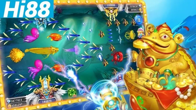 Bắn cá Hi88 đổi thưởng nhanh, săn xu cực đã 2 Cách chơi bắn cá Hi88