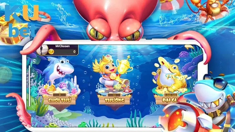Kubet bắn cá đổi thưởng – Chơi vui, rút tiền nhanh 2 Giới thiệu về trò chơi bắn cá trên Kubet