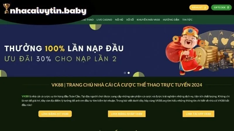 VK88 – Nhà cái trực tuyến chất lượng nhiều khuyến mãi lớn 4 Tiện ích người chơi